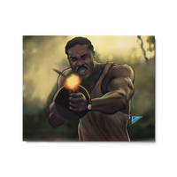 Smoke's Revenge metal print