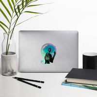 Cyber Goddess Sticker 5in