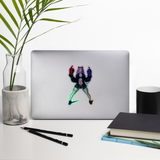 Rebecca Holographic sticker 5in