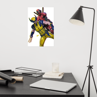 Deadpool and Wolverine Print 12x18