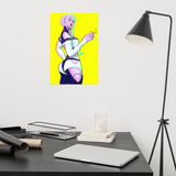 Cyberpunk Lucy Print 12x18