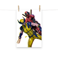 Deadpool and Wolverine Print 12x18