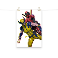 Deadpool and Wolverine Print 12x18