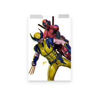Deadpool and Wolverine Print 12x18